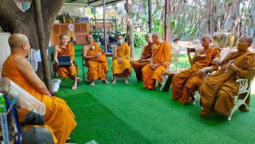 hiking-monk-visits-the-Environmental-Learning-Center